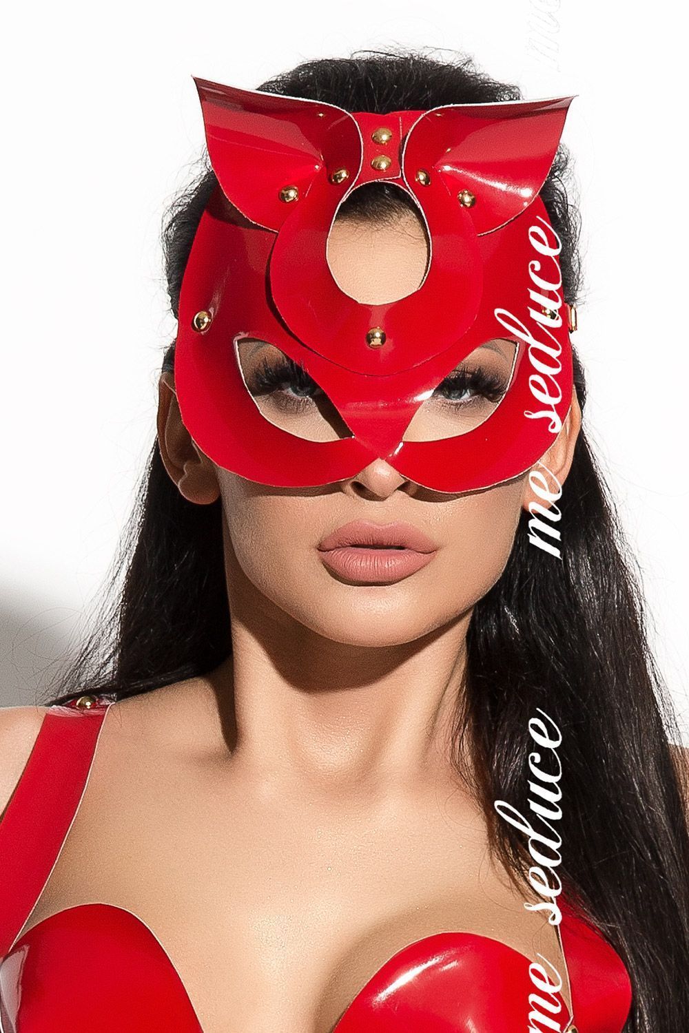 Красная маска MK15 фото