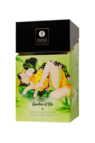 Подарочный набор Shunga «Сад Эдо» Garden of Edo, 5 средств, аромат зеленый чай