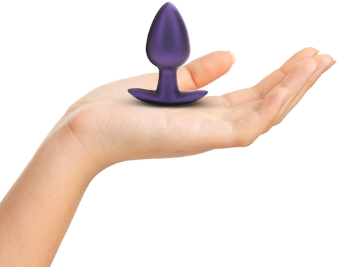 Анальная пробка из силикона M - Metallic Pu