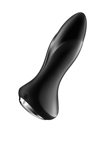 Анальный вибратор Satisfyer Rotator Plug 1+ Connect App, силикон, черный, 13,5 см