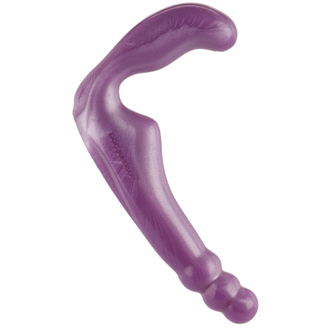 Безременной страпон, стимулятор точки G без вибрации Platinum Premium Silicone - The Gal Pal - Purple