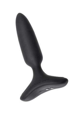 Анальная втулка LOVENSE Hush 2 (XS), силикон, черная, 12,1 см, Ø 2,5 см