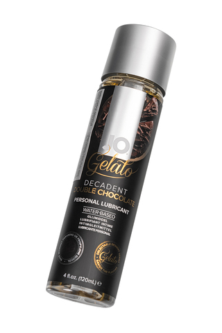 Съедобный лубрикант на водной основе JO Gelato Double Chocolate, со вкусом двойной шоколад, 120 мл