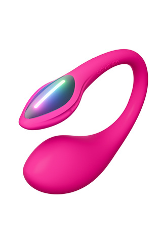 Виброяйцо LOVENSE Lush Mini, силикон, розовый, 9,6 см