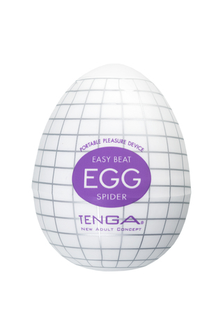 Нереалистичный мастурбатор TENGA № 3 Spider, TPE, белый, 6,1 см