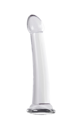 Нереалистичный фаллоимитатор TOYFA Basic Jelly Dildo XL, TPE, прозрачный, 22 см