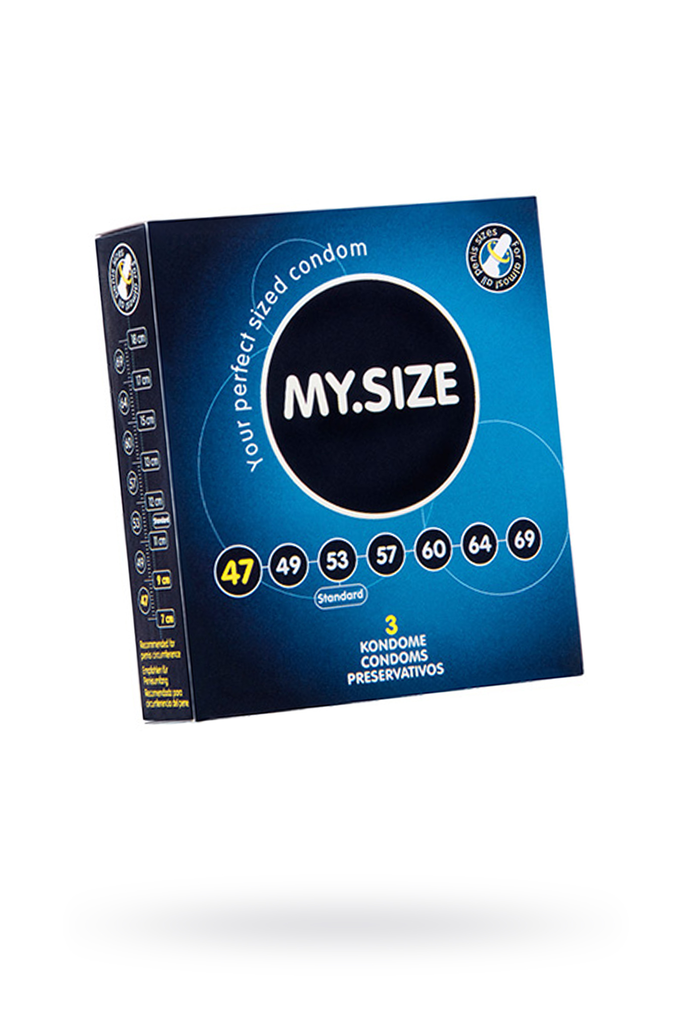 Презервативы  MY.SIZE №3 размер 47 (ширина 47mm) фото