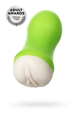 Мастурбатор TOYFA  A-Toys Crista, TPE, вагина, зеленый/телесный, 14 см