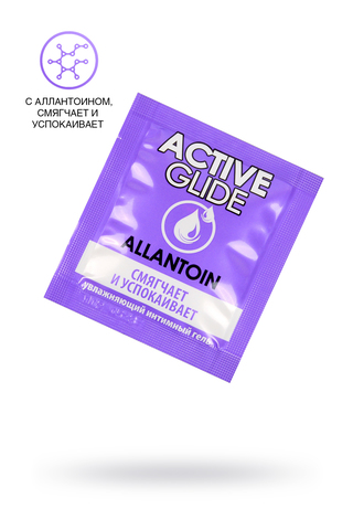 Увлажняющий интимный гель ACTIVE GLIDE ALLANTOIN, 3г по 20шт в упаковке