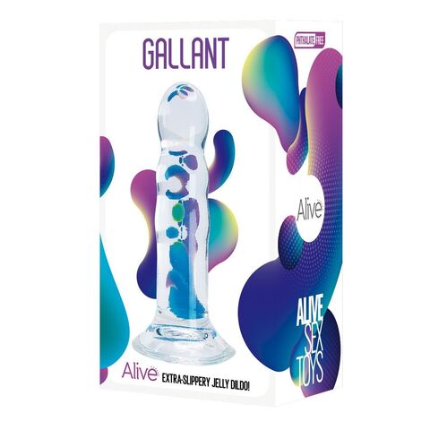 Фаллоимитатор Gallant Jelly Dildo прозрачный