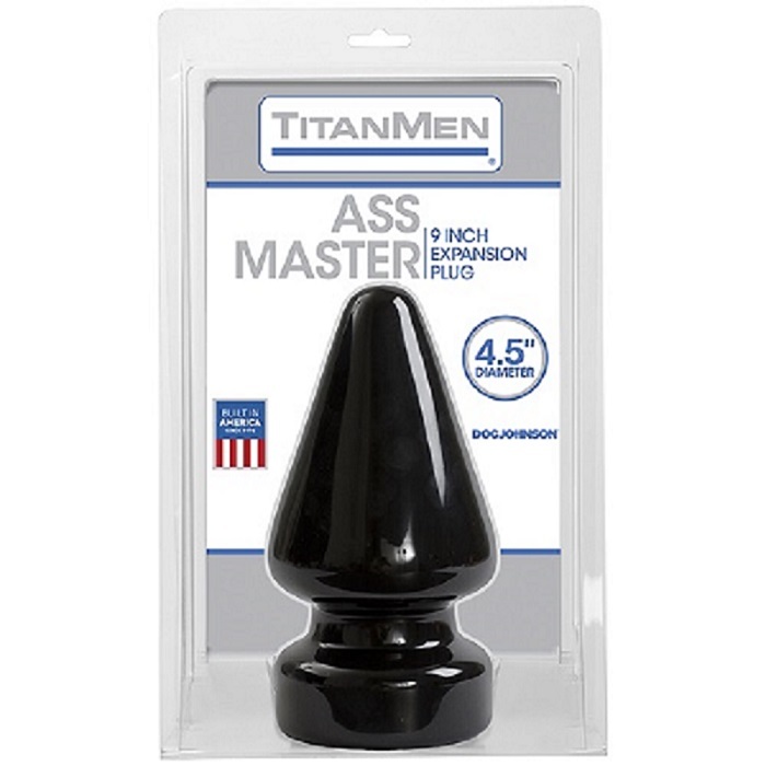 Анальная пробка большого размера без вибрации Titanmen Tools - Butt Plug - 4.5 Diameter Ass Master фото
