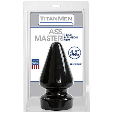 Анальная пробка большого размера без вибрации Titanmen Tools - Butt Plug - 4.5 Diameter Ass Master