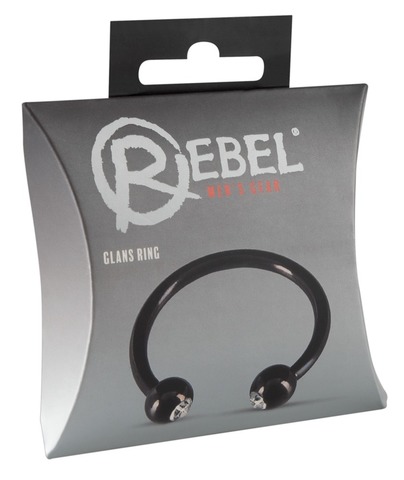 Металлическое кольцо под головку Glans Ring by Rebel