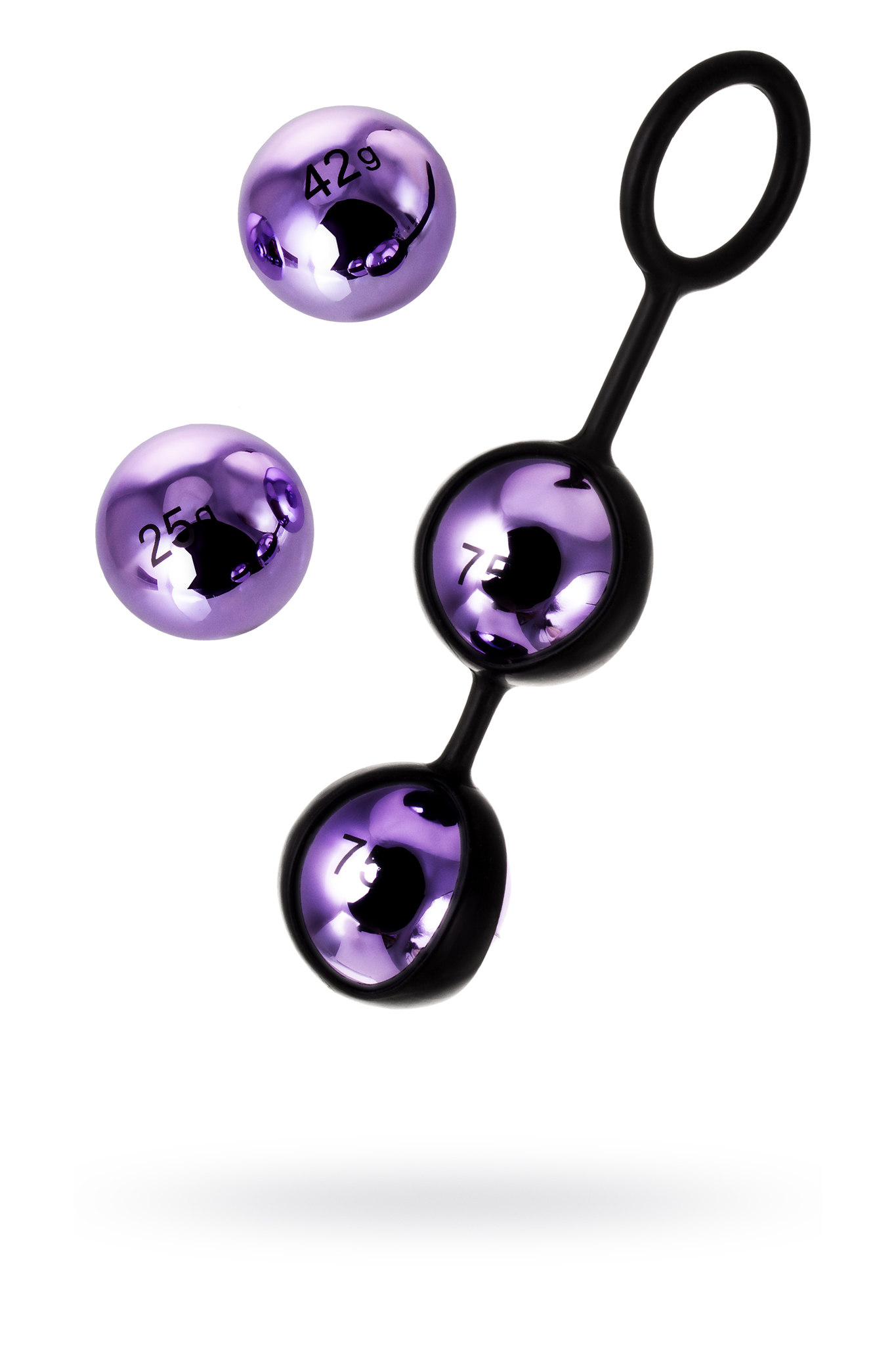 Вагинальные шарики TOYFA A-Toys, ABS пластик, Фиолетовый, 14,6 см фото