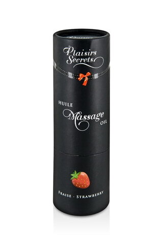 MASSAGE OIL STRAWBERRY 59ML Массажное масло Земляника 59 мл