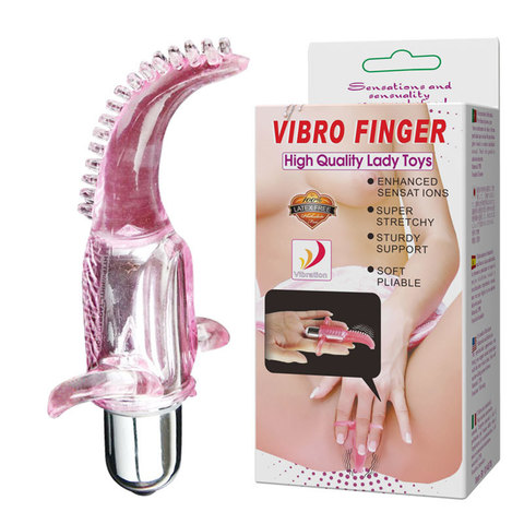 Вибромассажер стимулятор клитора на пальцы Vibro Finger