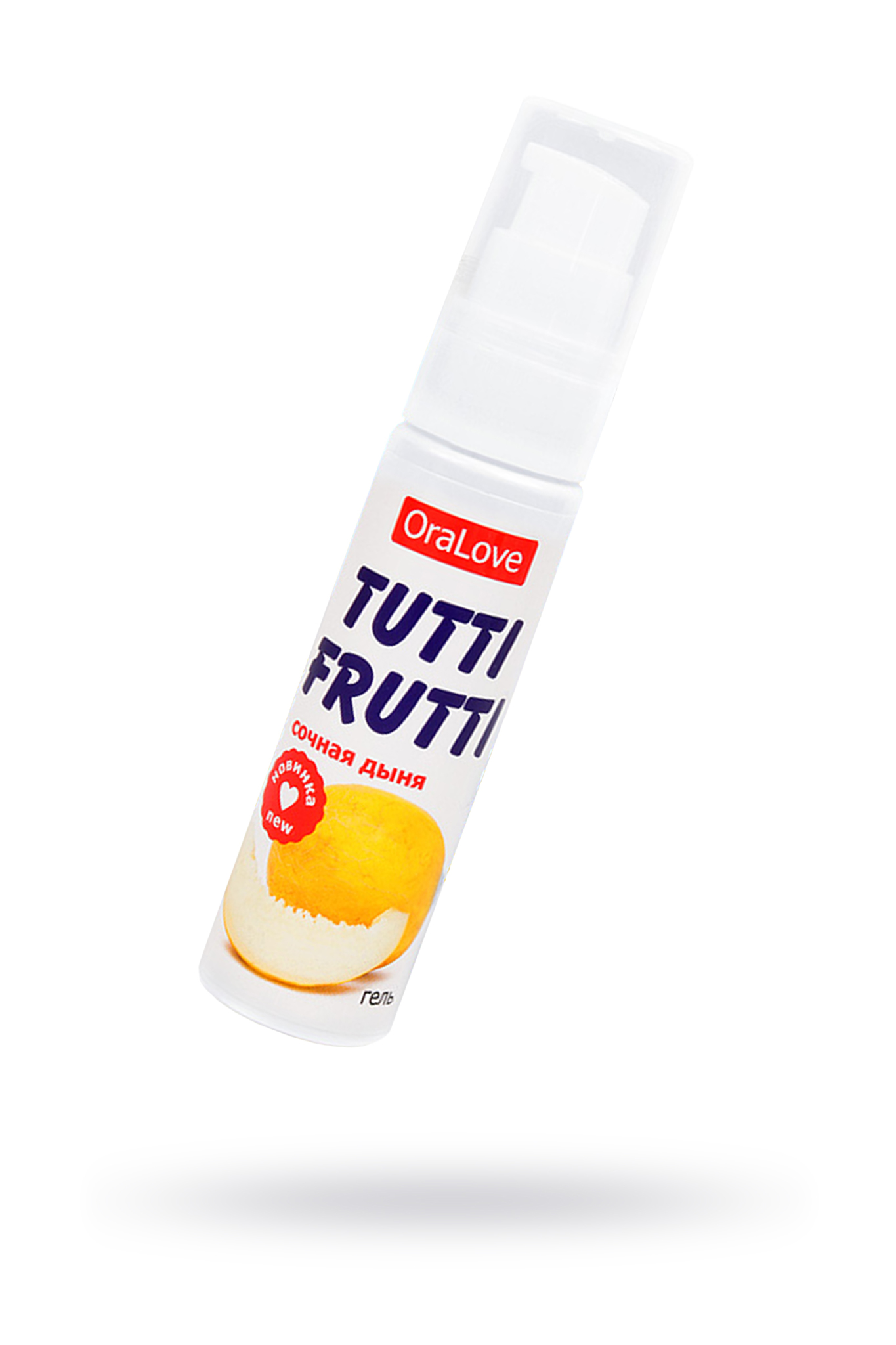 Съедобная гель-смазка TUTTI-FRUTTI для орального секса со вкусом сочная дыня 30г фото