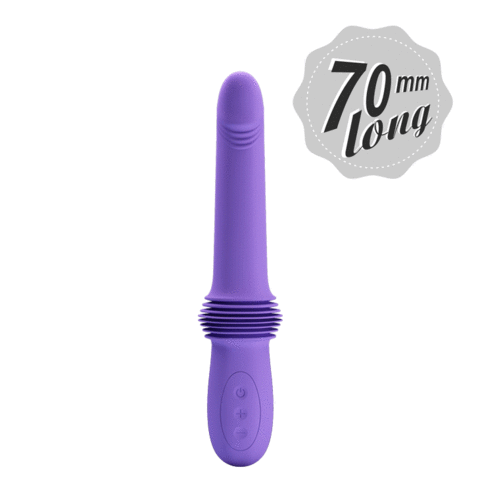 Вибромассажер-мини секс-машина Pretty Love Pazuzu, имитирующий фрикции бледно-фиолетовый