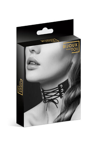 Чокер с шнуровкой CHOKER LACET NOIR