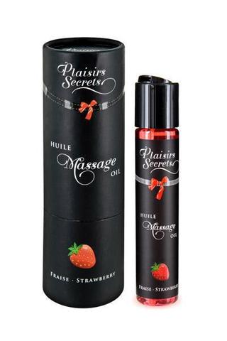 MASSAGE OIL STRAWBERRY 59ML Массажное масло Земляника 59 мл