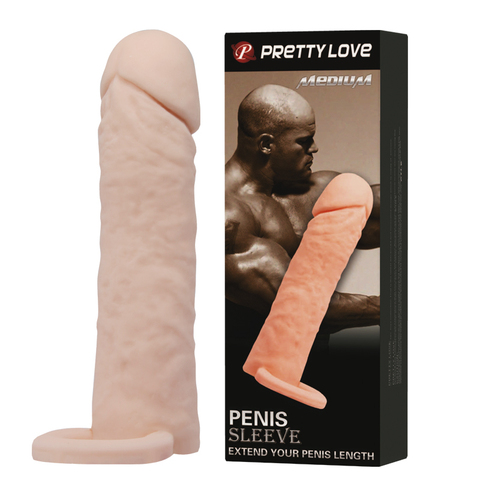 PrettyLove Penis sleeve насадка на фаллос, закрытая удлинитель