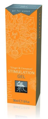 Shiatsu STIMULATION GEL Ginger & Cinnamon Интимный гель 30 мл.