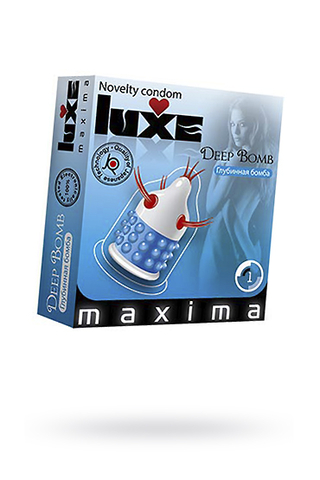 Презервативы Luxe, maxima, «Глубинная бомба», 18 см, 5,2 см, 1 шт.