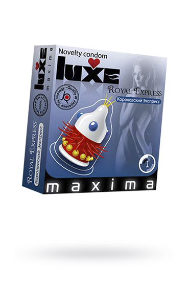 Презервативы Luxe, maxima, «Королевский экспресс», 18 см, 5,2 см, 1 шт. фото