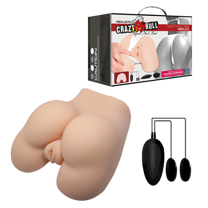 Мастурбатор вагина и анус с вибрацией Crazy Bull Vagina and Anal фото