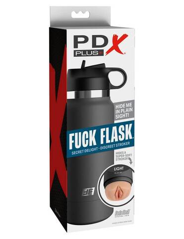 Мастурбатор FUCK FLASK, серый