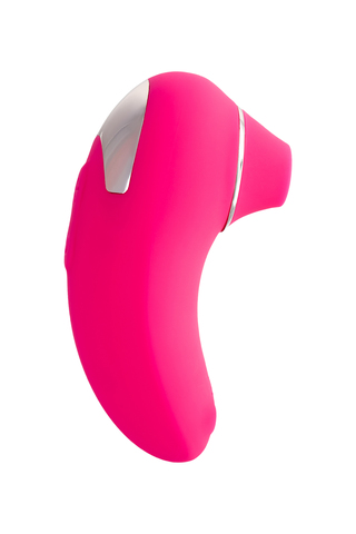 Вакуум-волновой бесконтактный стимулятор клитора L'EROINA by TOYFA Laly, силиконовый, розовый, 10 см