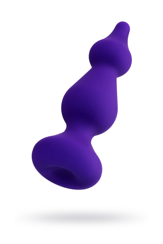 Анальная втулка ToDo by Toyfa Sholt, силикон, фиолетовый, 10 см, Ø 3 см