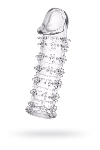 Насадка на пенис TOYFA Basic, TPE, прозрачный, 12,5 см