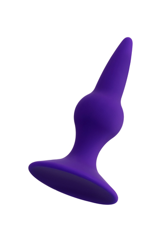 Анальная втулка ToDo by Toyfa Klapsy, силикон, фиолетовая, 10,5 см, Ø 3 см