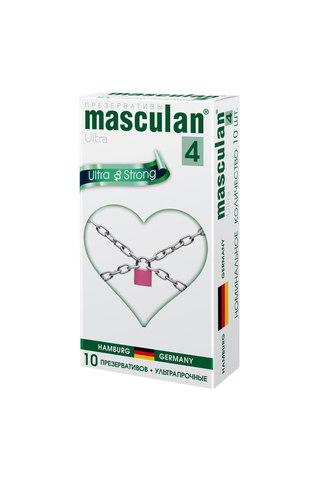 Презервативы Masculan Ultra 4,  10 шт.  Ультра прочные ШТ