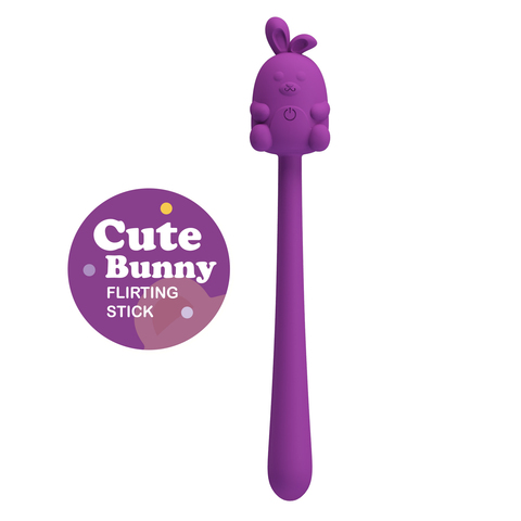 Мини-вибростимулятор Cute Bunny, фиолетовый