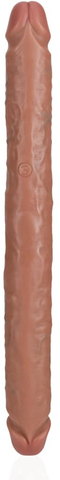 Двухсторонний фалоимитатор из ПВХ Slim Double Ended Dong 14 / 35,6 cm
