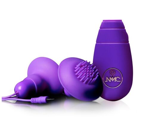 Вакуумные вибростимуляторы для сосков и клитора с выносным пультом Nipple and Clitoris by NMC