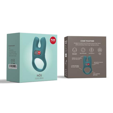 Эрекционное виброкольцо FF NOS, бирюзовый 51101