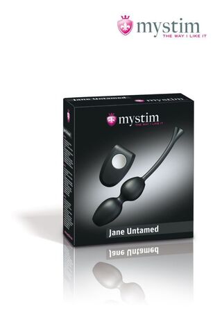 Mystim E-stim Geisha Balls, Vibe Jane Untamed Вагинальные виброшарики с миостимуляцией и пультом ДУ