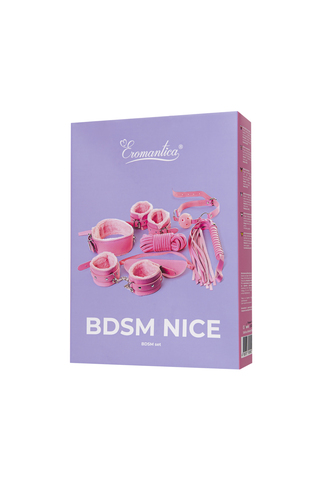 Набор для ролевых игр Eromantica BDSM Nice, розовый