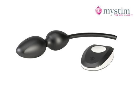 Mystim E-stim Geisha Balls, Vibe Jane Untamed Вагинальные виброшарики с миостимуляцией и пультом ДУ