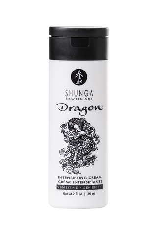 Усиливающий крем для пар Shunga Dragon Sensitive, эффект «ледяного огня», 60 мл.