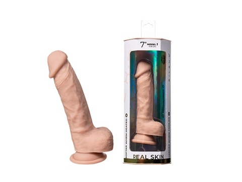 SileXD Фаллоимитатор-реалистик на присоске Real Skin Model 1 (7)