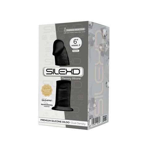 Фаллоимитатор на присоске SileXD Model 2 (6), чёрный