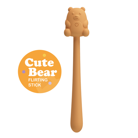 Мини-вибростимулятор Cute Bear, жёлтый