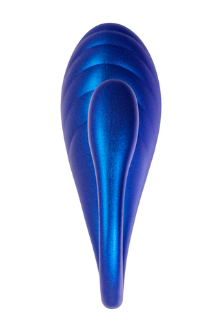 Виброяйцо L'Eroina APP CHOPPY с управлением от приложения и пульта силикон, синий, 21 см