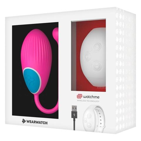 Вибромассажер с пультом управления WEARWATCH EGG WIRELESS TECHNOLOGY WATCHME FUCHSIA / SNOWY