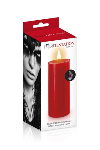 Fetish Tentation Красная низкотемпературная свеча для ваксплея