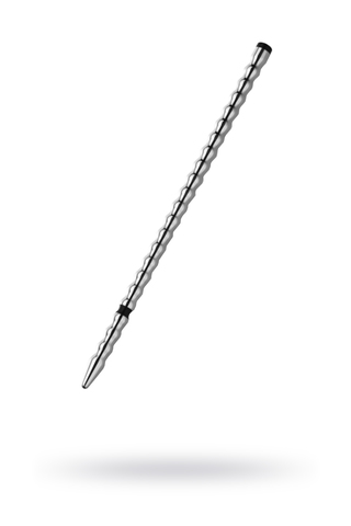 Электростимулятор уретры Mystim Tickleberry Finn, хирургическая сталь, серебристый,19,6 см